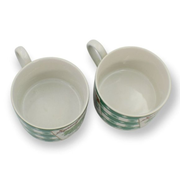 Fitz & Floyd Omnibus Americana Country Cupboard Pattern Mugs 1994 - Picture 5 of 6